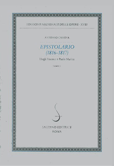 Volumi pubblicati epistolario 1816-17 tomo 1